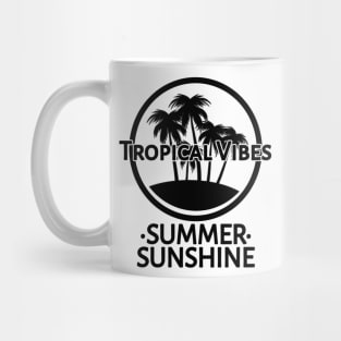 Tropical Vibes At Summer Sunshine Mug